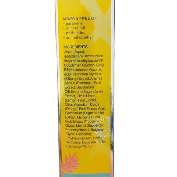 Purlisse Pineapple Bright Gel Cream Full Size 1.7 Fl Oz Brighten Revive Rejuvena - Picture 4 of 7